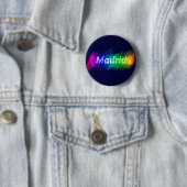 Chapa Madrid Gay (Button Madrid Gay) Ronde Button 5,7 Cm (In situ)