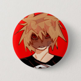 Chapa, Pin decorativo de Bakugou Katsuki. Ronde Button 5,7 Cm