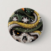 CHAPA REDONDA CALAVERA RONDE BUTTON 5,7 CM (Voorkant)