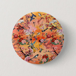 Chapa Redonda De 5 cm Private Chinese Garden (II) Ronde Button 5,7 Cm