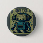 Chapa Redonda De 5 cm  robot oud Ronde Button 5,7 Cm (Voorkant)