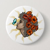 Chapa Redonda De 7 Cm Primavera Ronde Button 7,6 Cm (Voorkant)