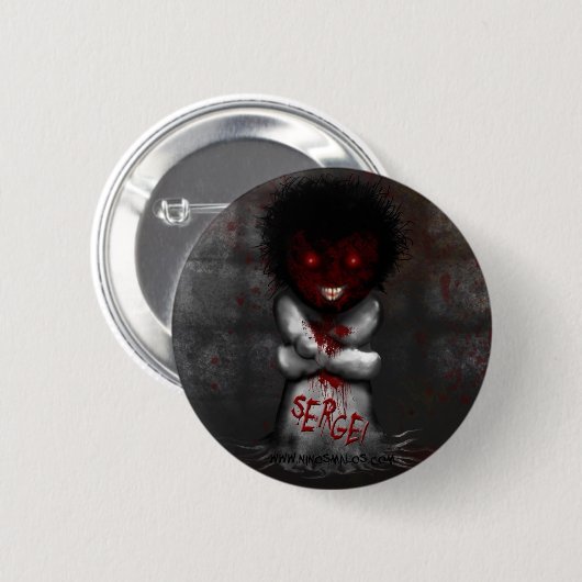 Chapa Sergei Ronde Button 5,7 Cm (Voorkant /achterkant)