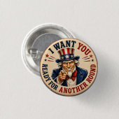 Chapa tio sam ronde button 3,2 cm (Voorkant /achterkant)