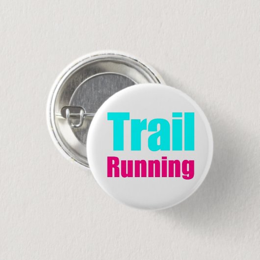 Chapa "Trail Running" Ronde Button 3,2 Cm (Voorkant /achterkant)