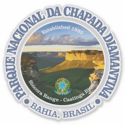 Chapada Diamantina NP Sticker (Voorkant)