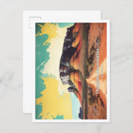 Chapada Diamantina Pop Kunst Reizen Illustratie Briefkaart