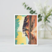 Chapada Diamantina Pop Kunst Reizen Illustratie Briefkaart (Staand voorkant)