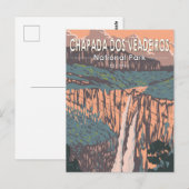 Chapada dos Veadeiros Nationaal Park Brazilië Reiz Briefkaart (Voorkant / Achterkant)
