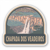 Chapada dos Veadeiros Nationaal Park Brazilië Reiz Sticker (Voorkant)