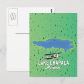 Chapala meer Mexico Briefkaart (Voorkant / Achterkant)