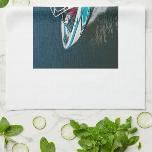 Chaparral Boats Kitchen Towel 16 x 24 inch Wake Bo Theedoek (Gevouwen)