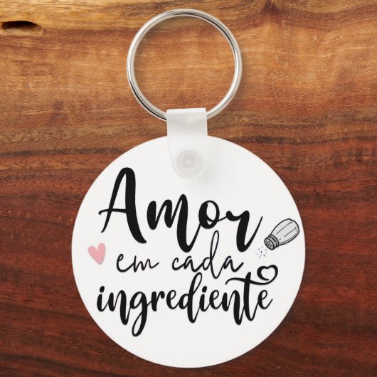 Chapas con texto  sleutelhanger (Voorkant)