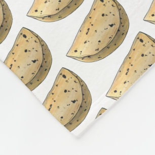 Chapati Roti Indian Food Unleavenbrood Fleece Deken