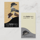 "Chapeau" Milliner, Pet Designer, Haberdasher Visitekaartje (Voorkant / Achterkant)