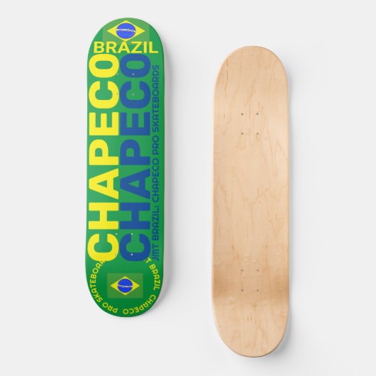 CHAPECO JMT BRAZIL 8 1/4" Skateboard Deck (Voorkant)