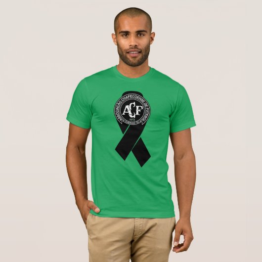 Chapecoense Black Ribbon T-shirt (Voorkant volledig)