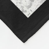 Chapel Bell Faro Zwart-wit Verticale Sticker Fleece Deken (Hoek)