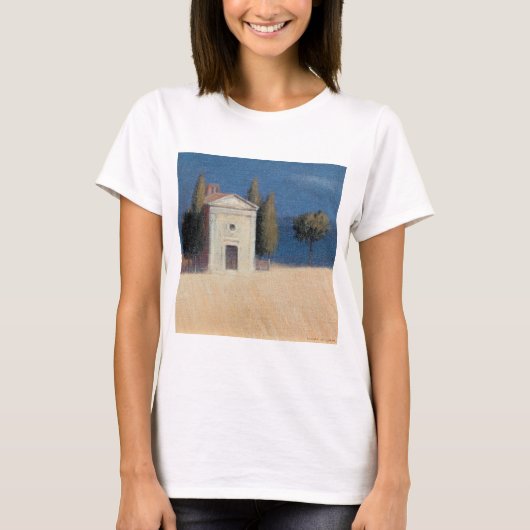 Chapel bij Pienza II 2012 T-shirt (Voorkant)