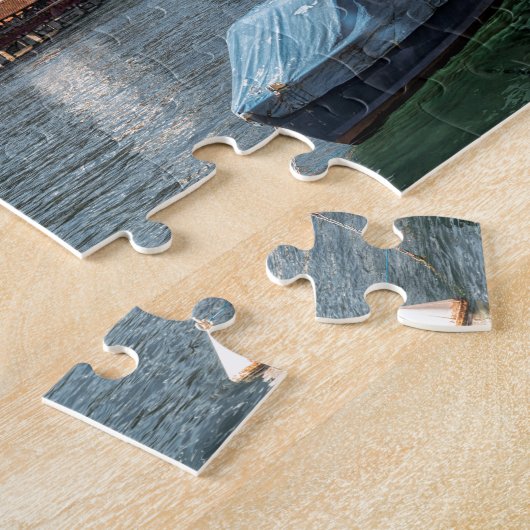 Chapel Bridge Lucerne, zwitserland Legpuzzel (Zijkant)