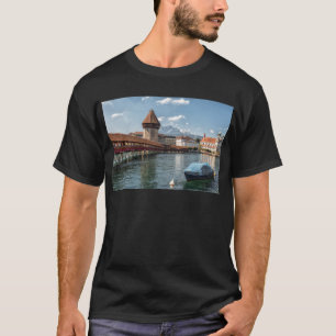 Chapel Bridge Lucerne, zwitserland T-shirt