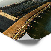 Chapel Bridge, Luzern, Zwitserland Afdrukken Poster (Hoek)