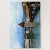 Chapel Bridge - Mount Pilatus - Luzern Zwitserland Legpuzzel (Verticaal)