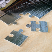 Chapel Bridge - Mt. Pilatus - Lucerne Switzerland Legpuzzel (Zijkant)