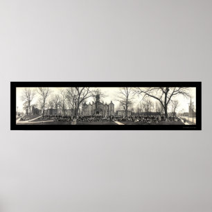 Chapel Drake University Foto 1911 Poster