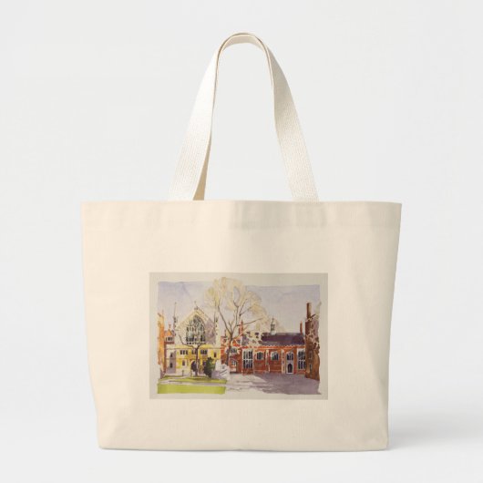 Chapel en Hall Lincoln's Inn Grote Tote Bag (Voorkant)