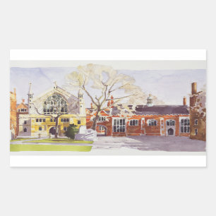 Chapel en Hall Lincoln's Inn Rechthoekige Sticker