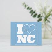 Chapel Hill (NC) Uitnodiging voor achterklep (Staand voorkant)