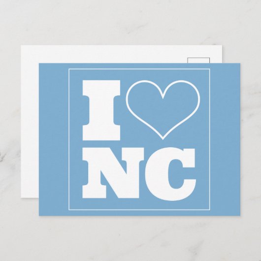 Chapel Hill (NC) Uitnodiging voor achterklep (Voorkant / Achterkant)