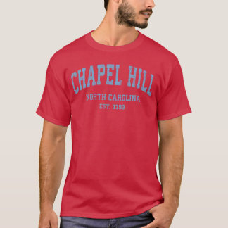 Chapel Hill North Carolina NC Vintage Atletiek Kun T-shirt