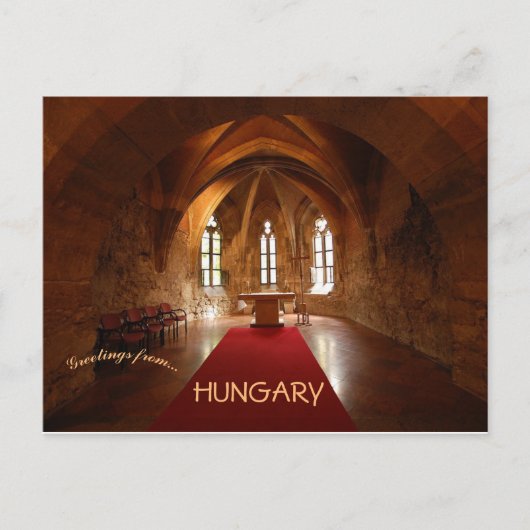 Chapel in boedapest hongarije briefkaart (Voorkant)