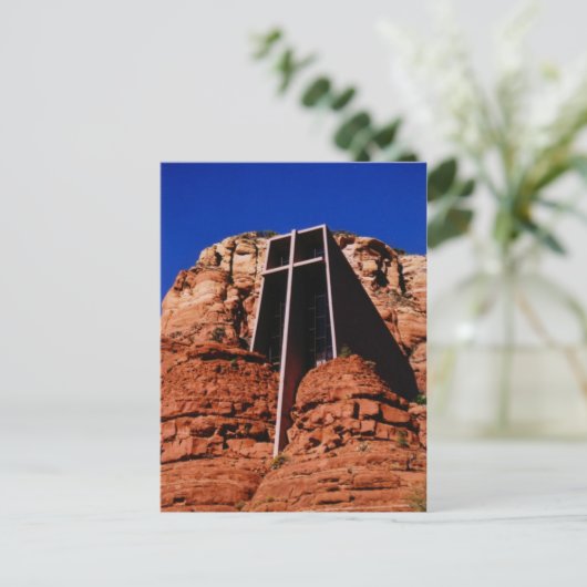 Chapel in de Rock, Sedona, Arizona Briefkaart (Staand voorkant)