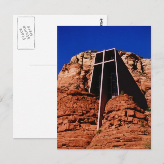 Chapel in de Rock, Sedona, Arizona Briefkaart (Voorkant / Achterkant)