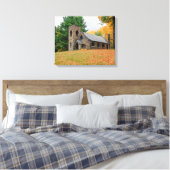 Chapel in herfst canvas afdruk (Insitu (Slaapkamer))
