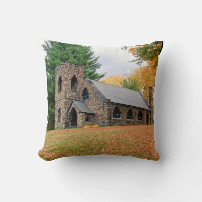 Chapel in herfst kussen (Voorkant)