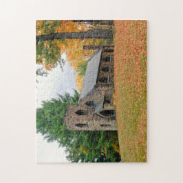 Chapel in herfst legpuzzel