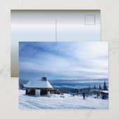 Chapel in het Alpen Sneeuwgebergte Briefkaart (Voorkant / Achterkant)