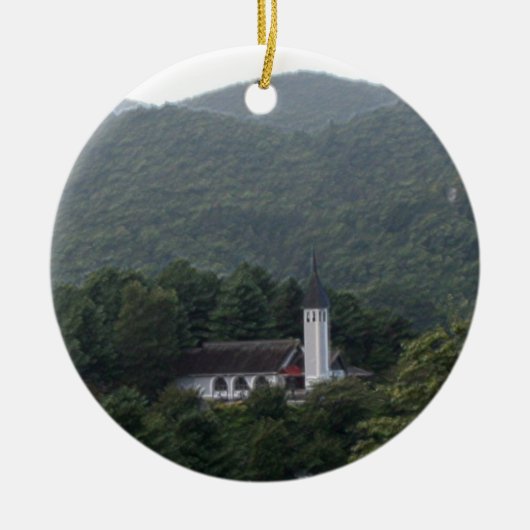 Chapel in Sky Valley Ornament (Voorkant)