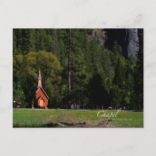 Chapel in Yosemite Briefkaart (Voorkant)