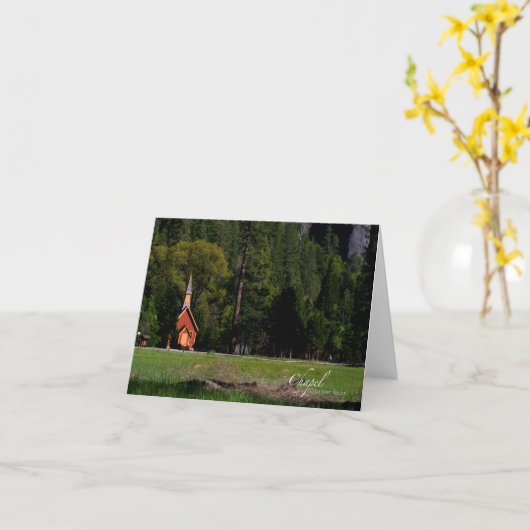 Chapel in Yosemite Kaart (Gele Bloem)