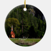 Chapel in Yosemite Keramisch Ornament (Achterkant)