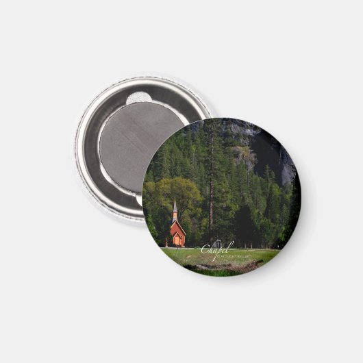 Chapel in Yosemite Magneet (Voorkant / Achterkant)