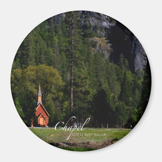 Chapel in Yosemite Magneet (Voorkant)