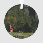 Chapel in Yosemite Ornament (achterkant)