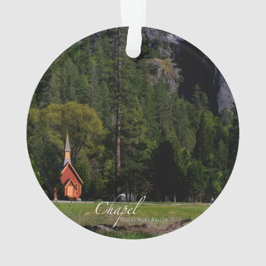 Chapel in Yosemite Ornament (achterkant)