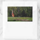 Chapel in Yosemite Rechthoekige Sticker (Tas)